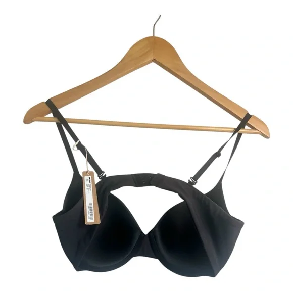 SKIMS Fits Everybody Black Women's Bra 36C NWT - Picture 3 of 4